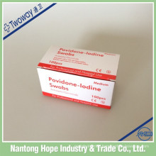 medical disposable povidone iodine prep pad